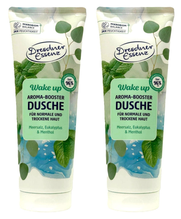 2er Pack Dresdner Essenz Aroma-Booster Duschgel Wake up, 2x 250ml