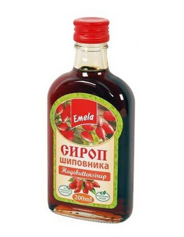 Emelja Sirup Hagebutten Сироп Шиповник натуральный, 200г