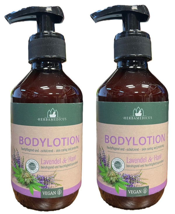 Herbamedicus Bodylotion Lavendel & Hanf 2 x 250ml