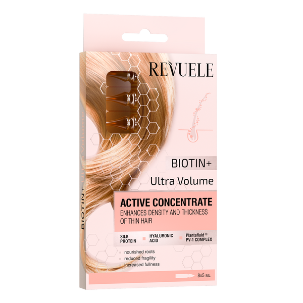 REVUELE ACTIVE HAIR CONCENTRATE Biotin + Ultra Volume 8x5ml