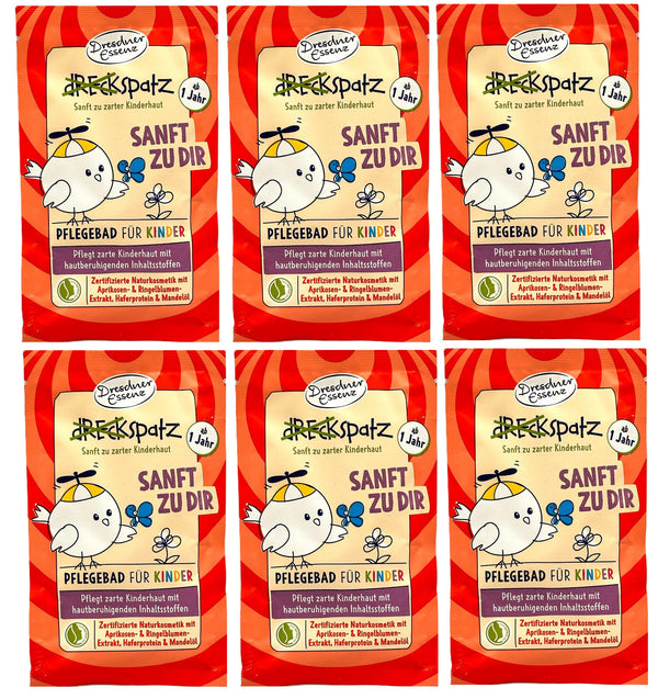 6er Pack Dresdner Essenz Pflegebad Sanft zu dir 6 x 60g