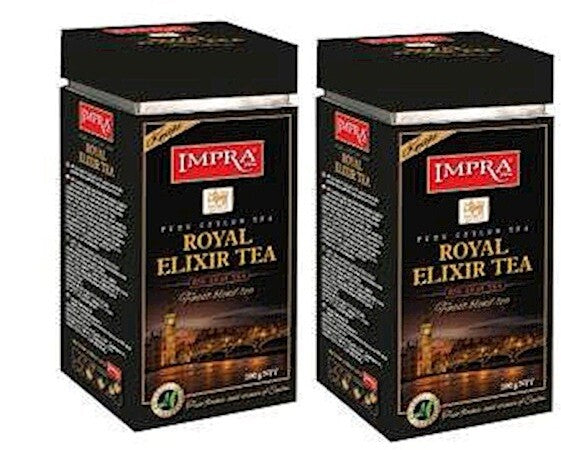 2x Impra loser Ceylon Royal Elixir Knight Big leaf Blech, 2x 200g