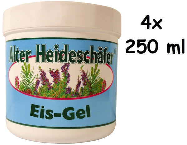 4x Alter Heideschäfer erfrischend Pflegendes Eis-Gel 4x 250 ml