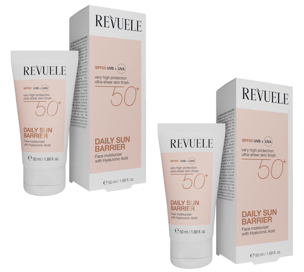 REVUELE DAILY SUN BARRIER SPF 50+ 2er pack. 2x50 ML