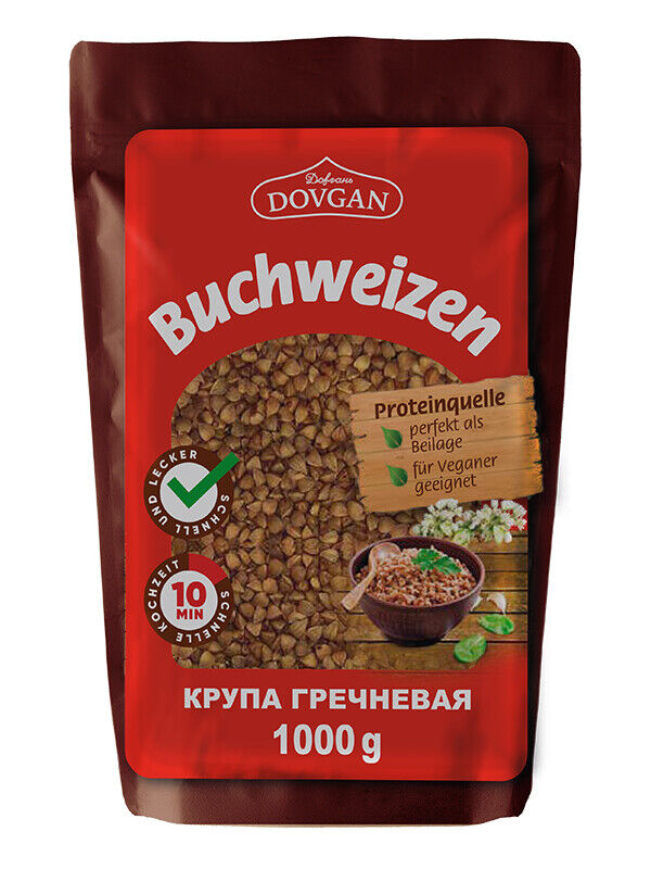 10x Dovgan Buchweizen geröstet 10x 1Kg