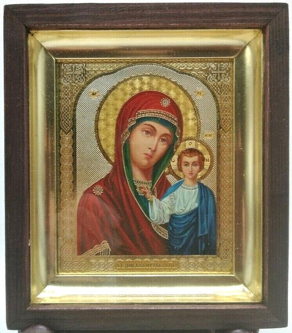 Ikone GM Gottes Mutter von Kasan 13,5 x16cm