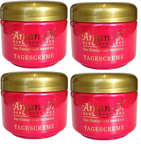 Arganöl 4tlg Set Bio-Vital Tagescreme, 4 x 125 ml