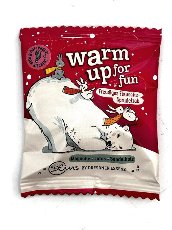 6er Pack Dresdner Essenz Sprudelbad Tabletten Warm Up For Fun ,6 x 35g