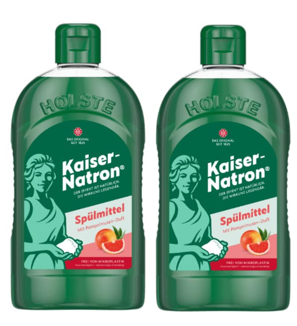 2er Pack HOLSTE Kaiser Natron Spülmittel mit Pampelmusenduft, 2x 500ml