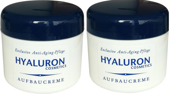 Bio-Vital Aufbaucreme Nachts Creme HYALURON Säure Antifalten 2x 125ml