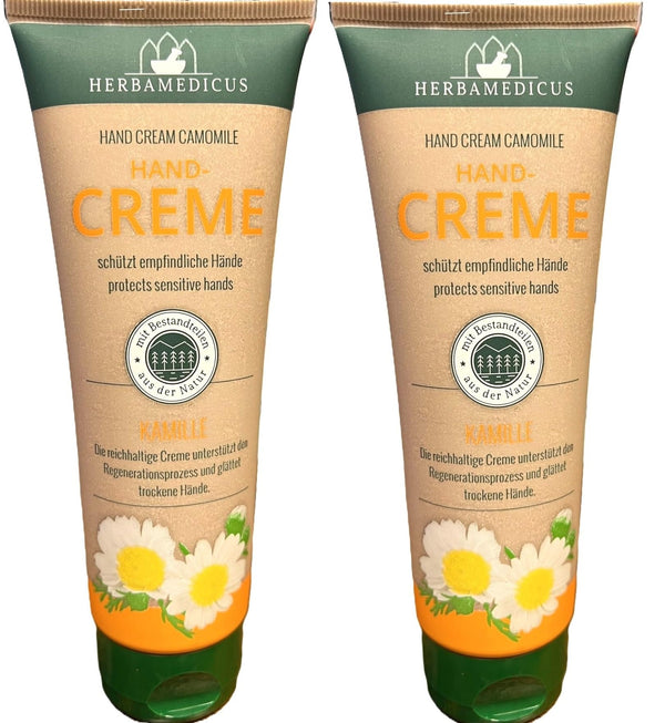 2er Pack. Herbamedicus Handcreme Kamille empfindliche Hände, 2x 125ml