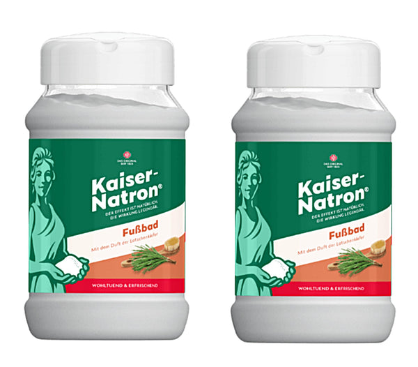 2er Pack HOLSTE Kaiser Natron Fußbad mit dem Duft der Latschenkiefer, 2x 500g