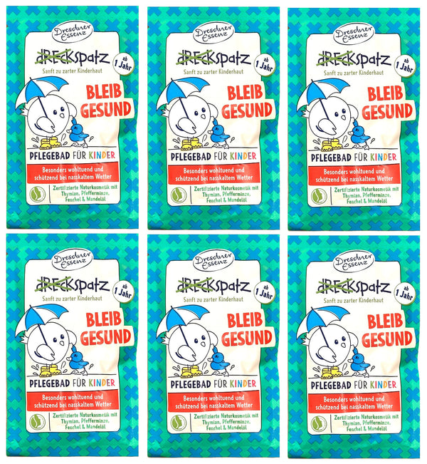 6er Pack Dresdner Essenz Pflegebad Bleib gesund 6 x 60g