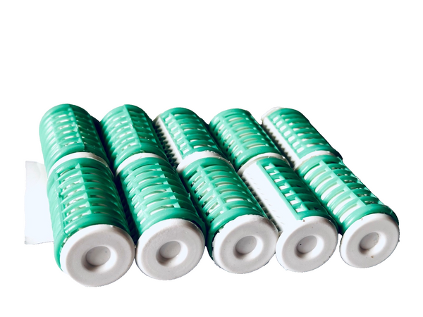 10er-Set Thermolockenwickler Termobigudi Thermo Haar Wickler Bigudi 2,5 cm