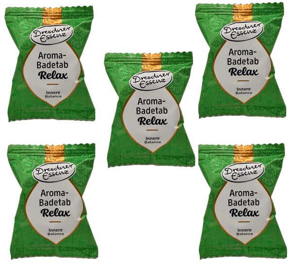 5er Pack Aroma-Badetab Relax 5x 44g