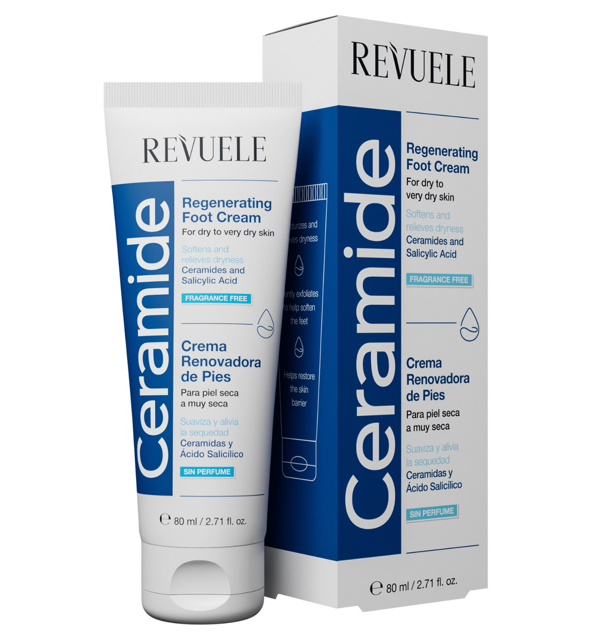 2x REVUELE CERAMIDE REGENERIERENDE FUSSCREME 2x80ml