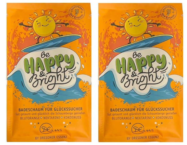 2er Pack Dresdner Essenz Badeschaum Be Happy & Bright 2 x 60 g