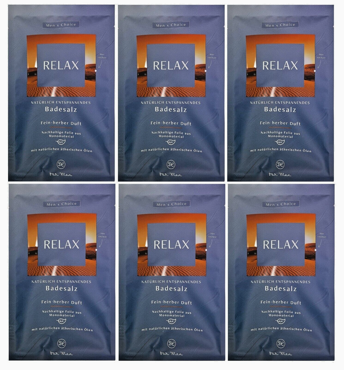 6-er Pack Dresdner Essenz Pflegebad RELAX 6 x 60g