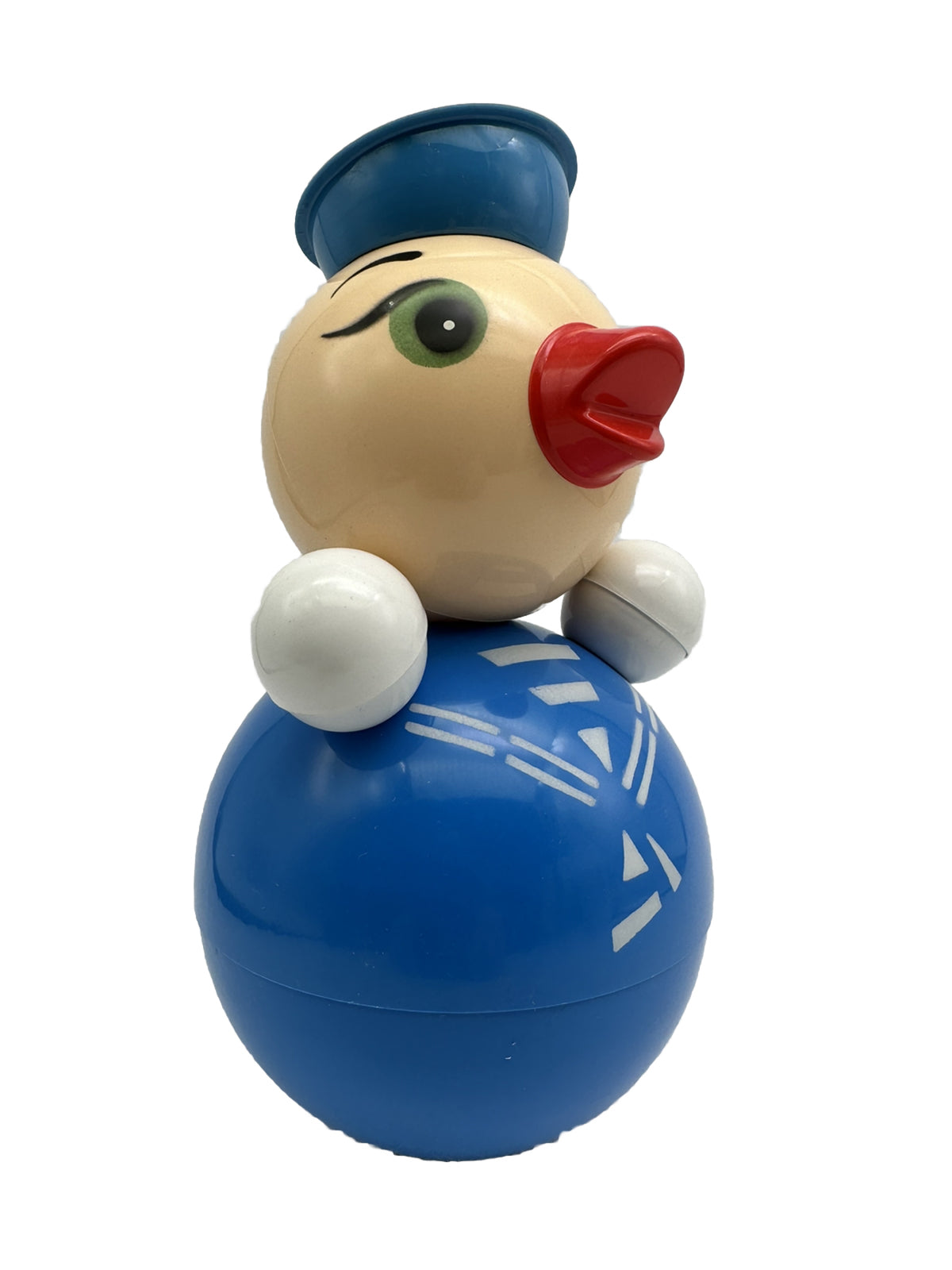 Stehaufmännchen Stehauf Puppe Newaljaschka Entchen Matrossen  Handgemalt 22cm
