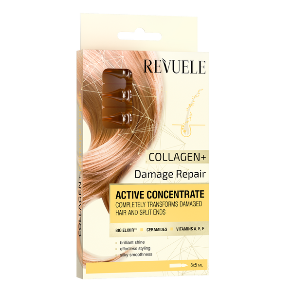 REVUELE ACTIVE HAIR CONCENTRATE Kollagen + Damage Repair 8x 5ml