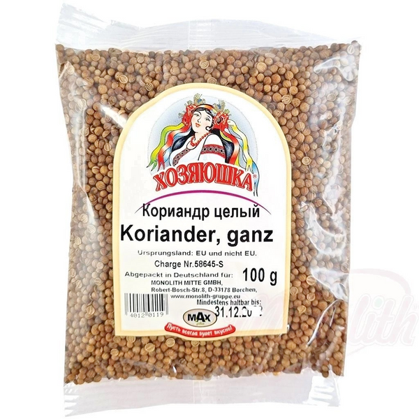 Hosyauschka Koriander Samen ganz Kinsa 1 x 100 g
