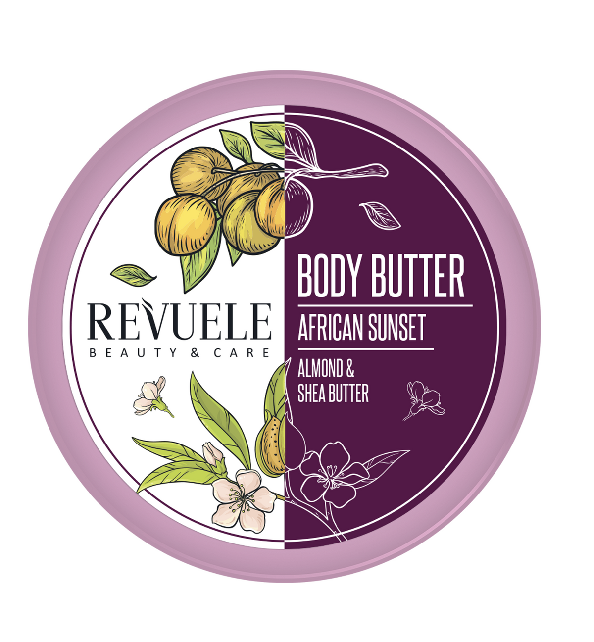 REVUELE KÖRPER BODY BUTTER Mandel & Shea Afrikanischer Sonnenuntergang 200ml