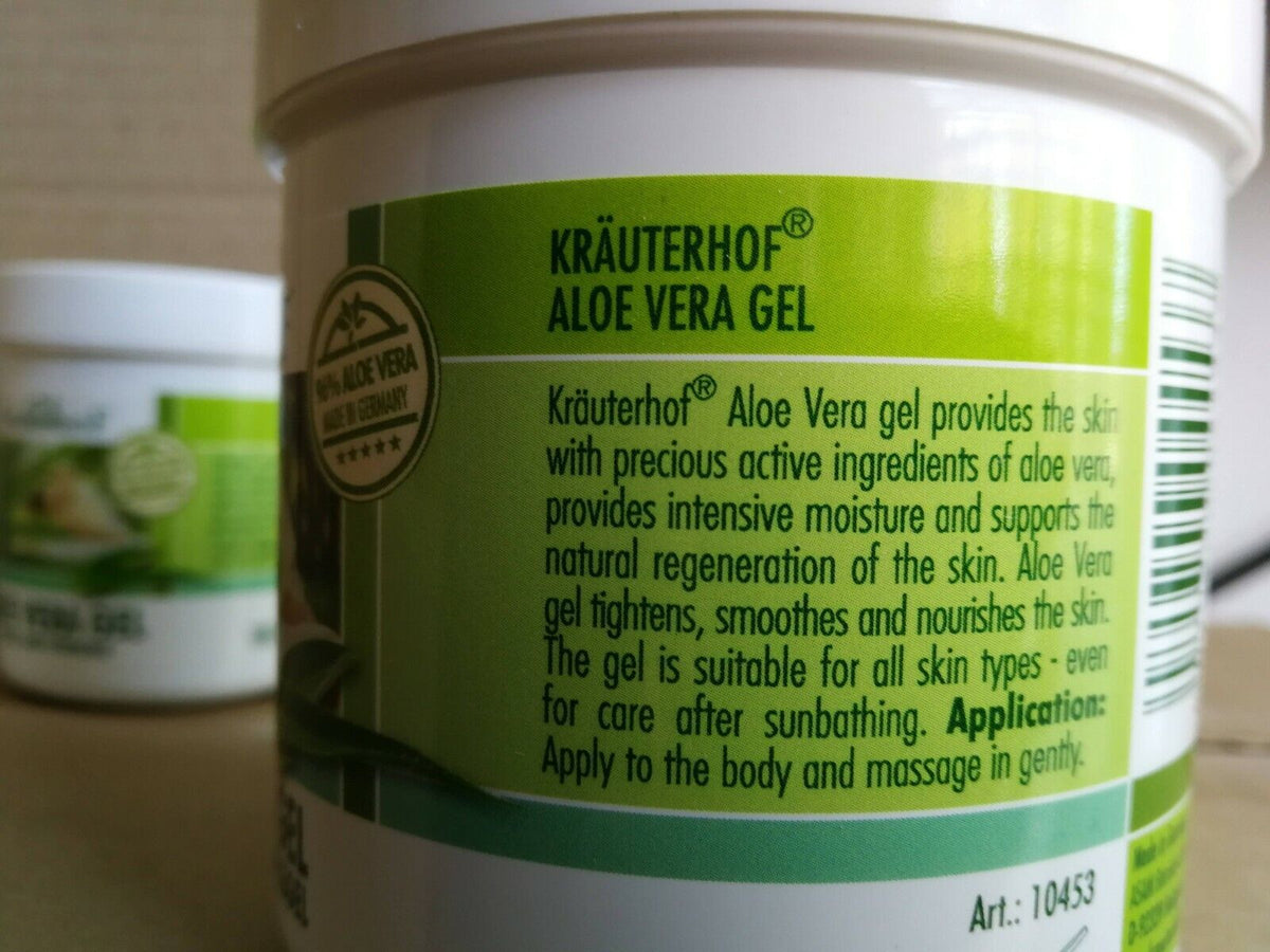 6x Kräuterhof® Aloe Vera Pflege- und Fitness Gel, 6x 250ml