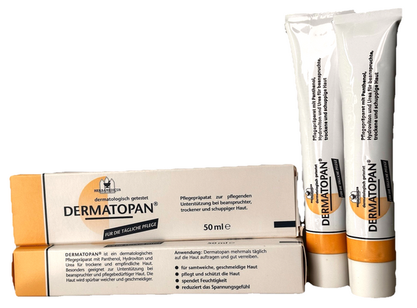 2x  Herbamedicus Dermatopan Creme Panthenol Vitamin E, 2x 50ml
