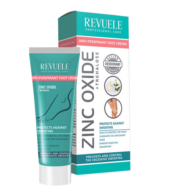 2x REVUELE PROFESSIONAL FEET CARE Anti Perspirant Fußcreme, 2x 80ml