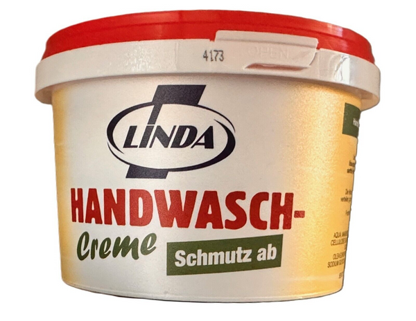4x Linda Handreiniger Handwasch Creme Schmutz ab, 4x 500 ml