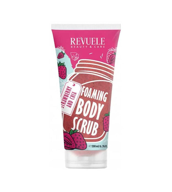 REVUELE FOAMING BODY SCRUB Strawberry avd Chia