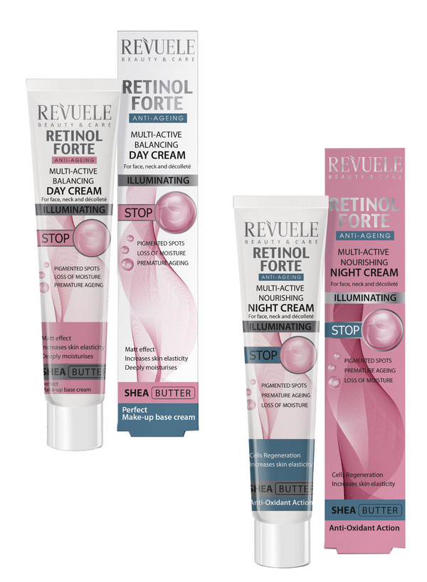 2tlg. Set REVUELE RETINOL FORTE Tages 50ml und Nacht Creme 50ml