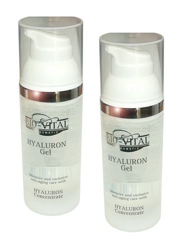 BIO-VITAL HYALURON Säure Gel Antifalten Konzentrat, 2x 50ml