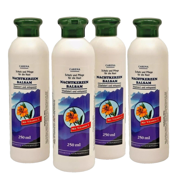 CARENA NACHTKERZEN BALSAM mit VITAMINE 4x 250ml