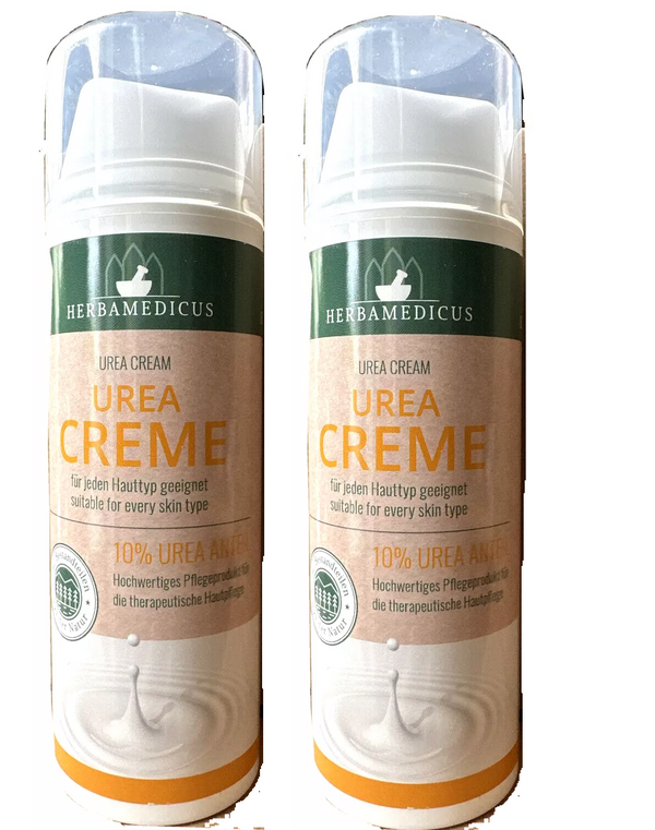 Herbamedicus UREA CREME Pflegecreme 10%Urea 2x 140ml