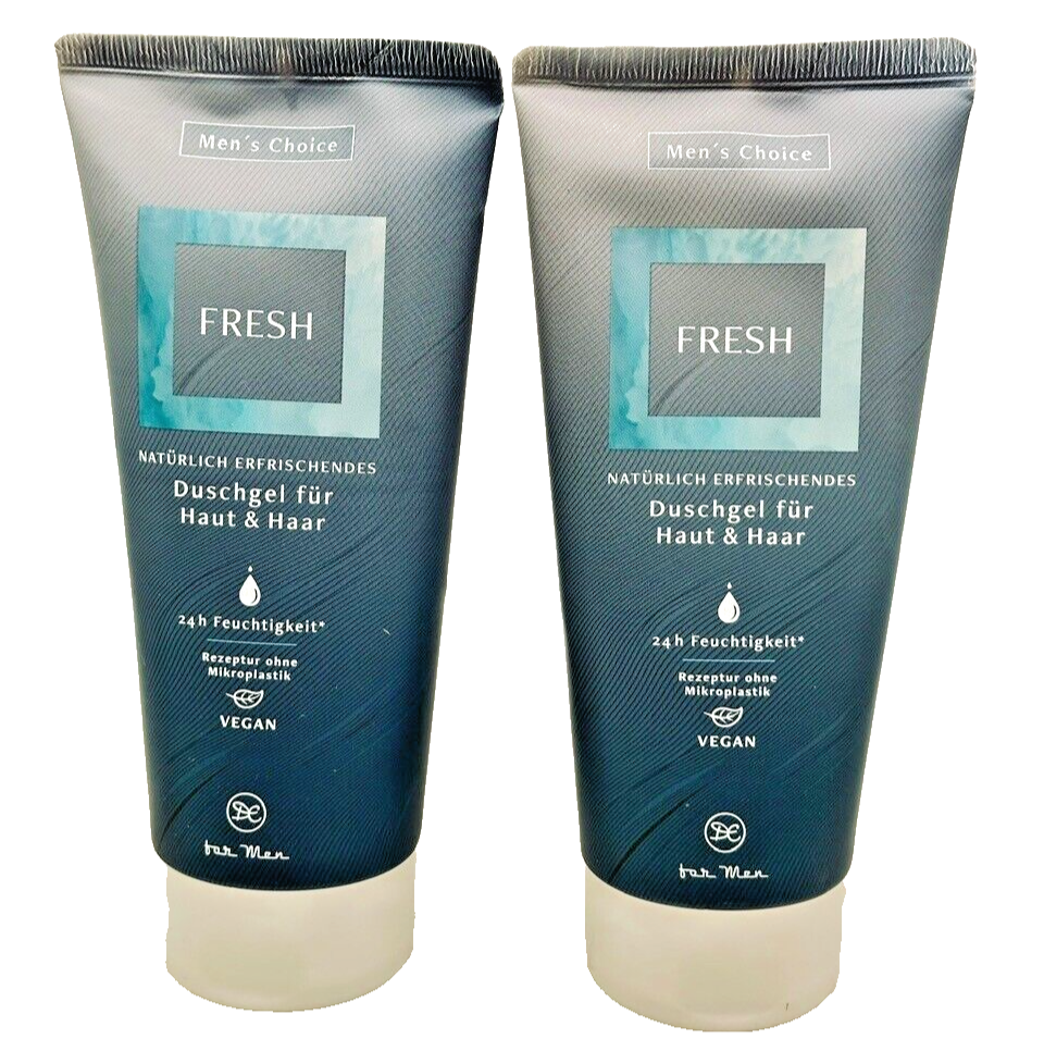 2er Pack Dresdner Essenz Duschgel & Shampoo Men's Choice Fresh 2 x 200 ml