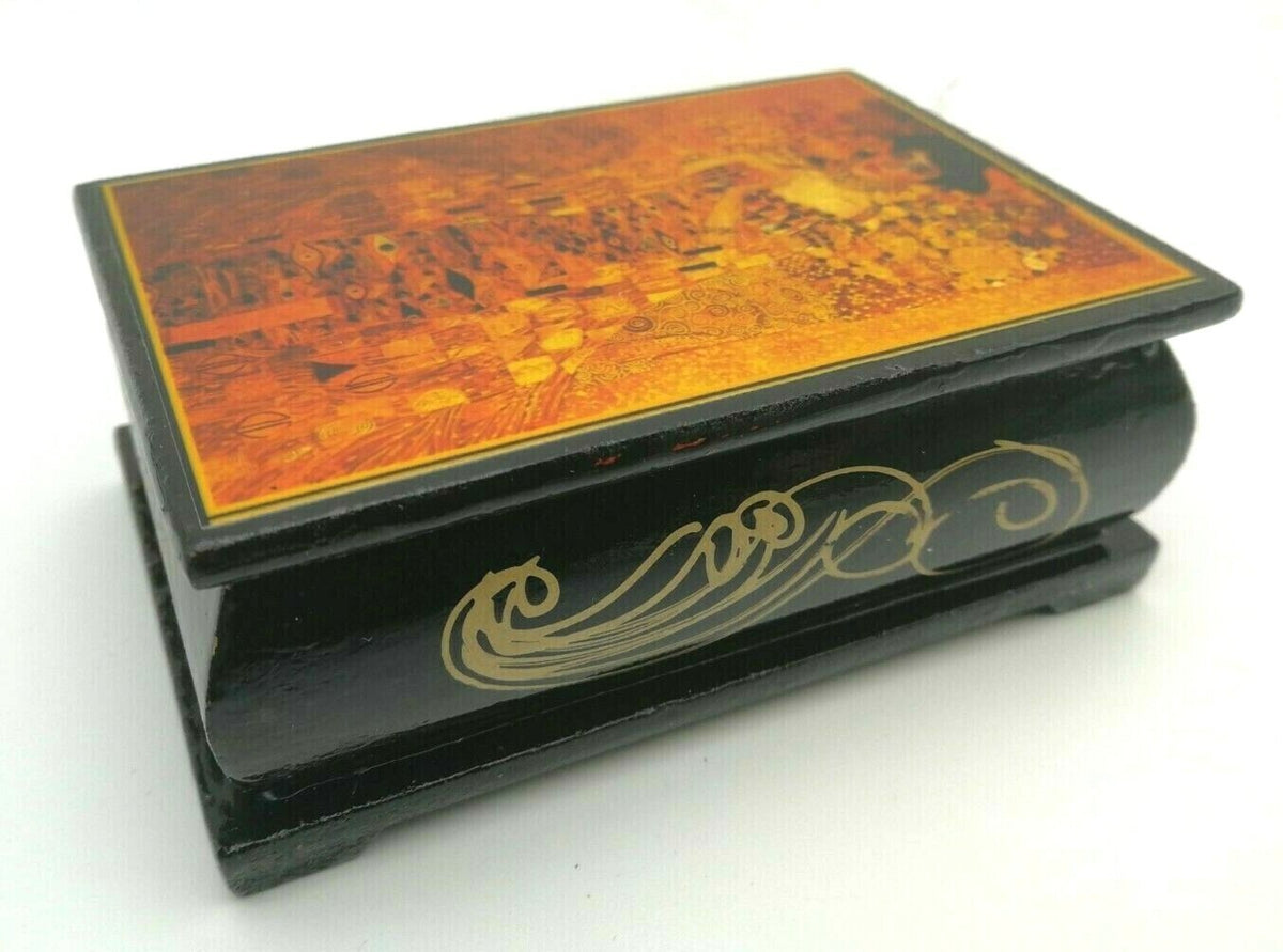 Schatulle Box Lackdose  Druck  Adele Bloch Artis Orbis 9x6 cm