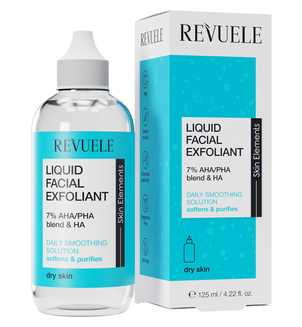 REVUELE FLÜSSIGES GESICHTSPEELING 7 % AHA/PHA-MISCHUNG + HA 125 ml