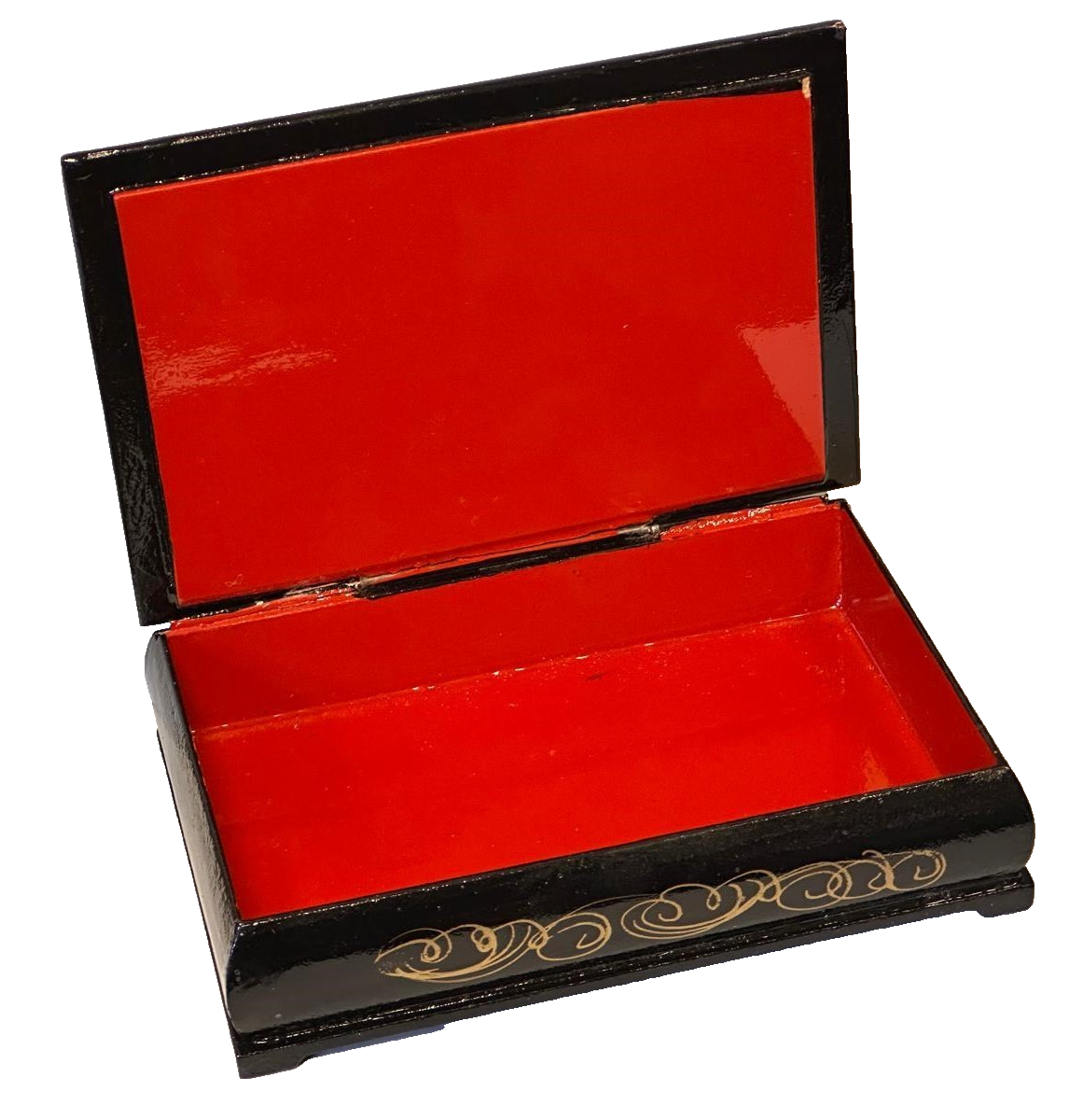 Schatulle Box Lackdose Druck Motiv: russische Trojka, 11x 16cm