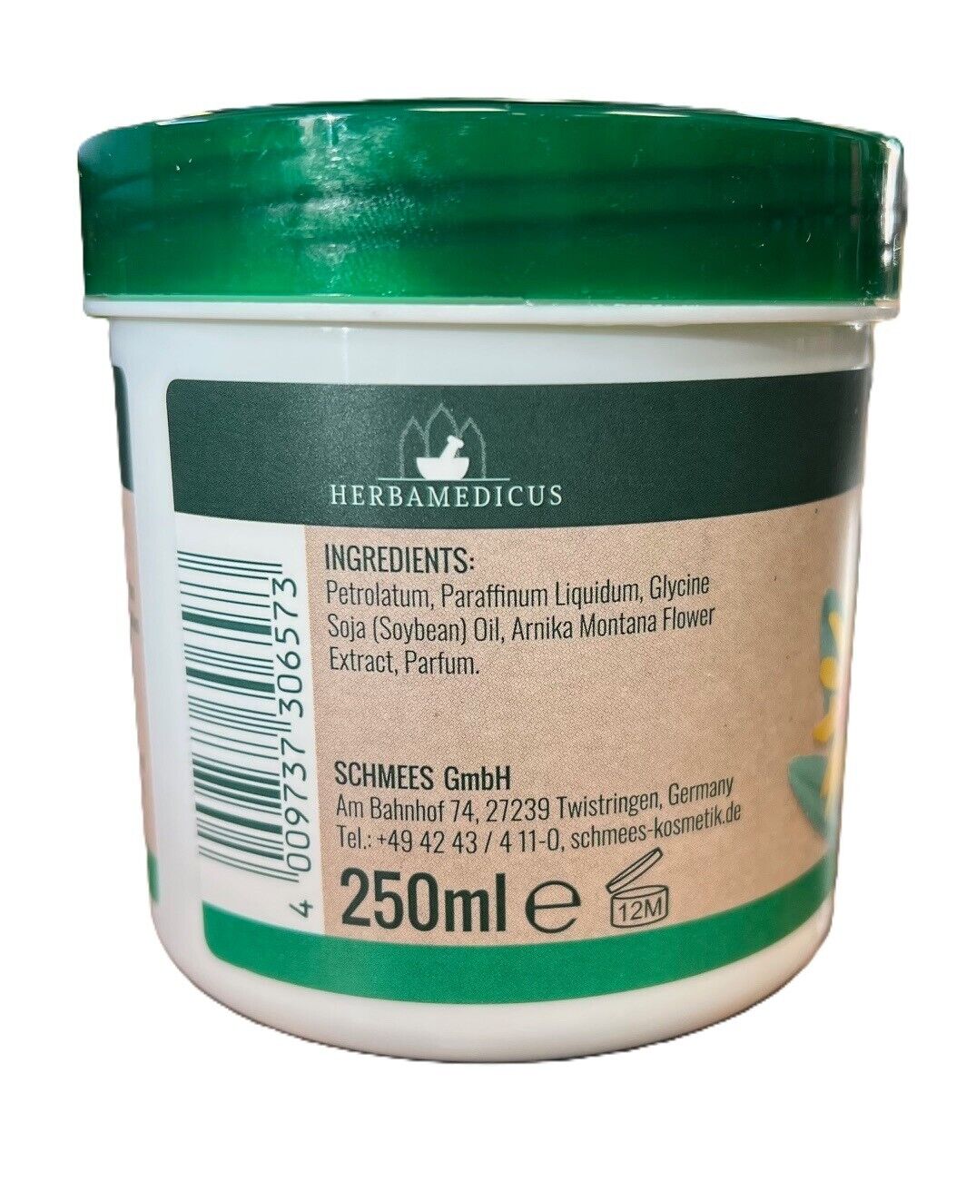 Herbamedicus Arnika Hautbalsam Creme Pflegeschützend, 2x 250ml