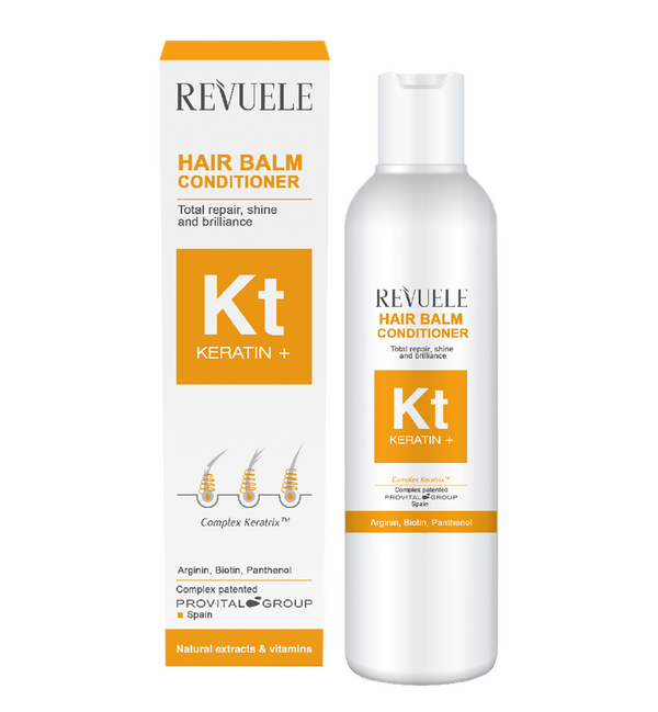 2x REVUELE KERATIN+ Haar Repair Balsam Spülung 2x 200ml