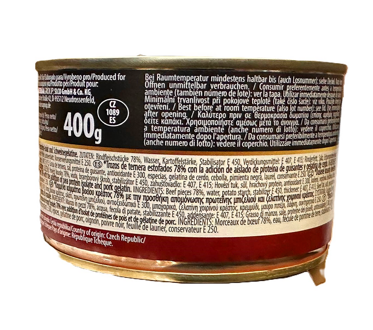 8x Best Time Eingelegte geschmortes Rindfleischerzeugnis  8x 400g