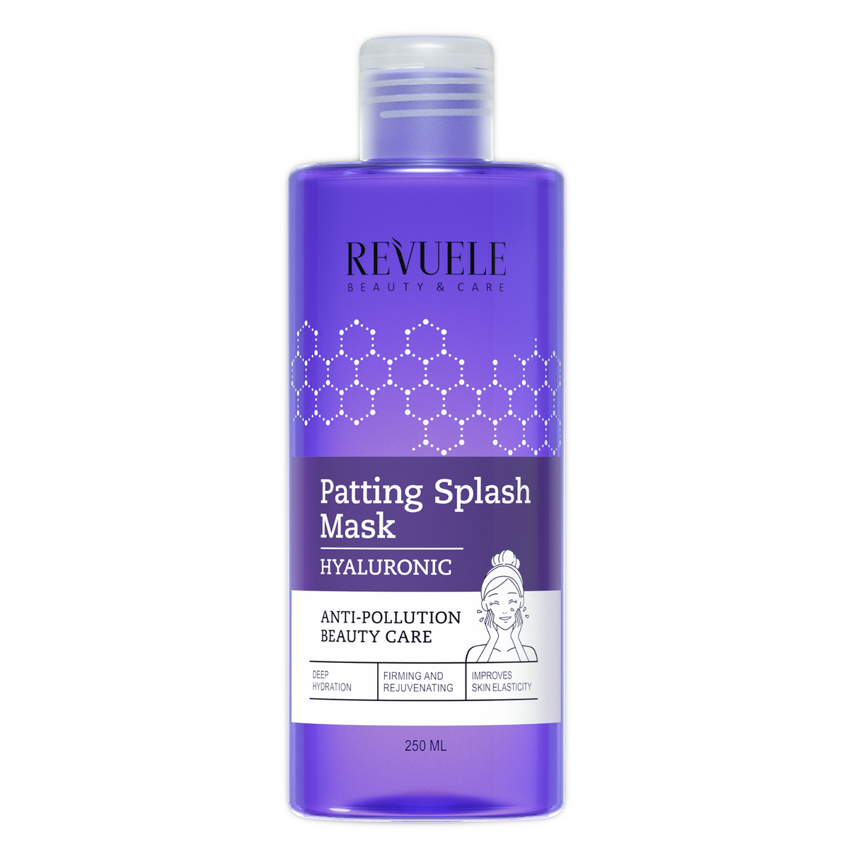 REVUELE PATTING SPLASH MASK – Hyaluronsäure 250 ml