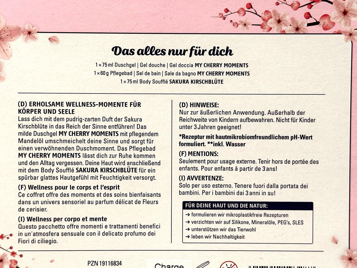 Dresdner Essenz 3tlg Geschenkset Sakura Beauty