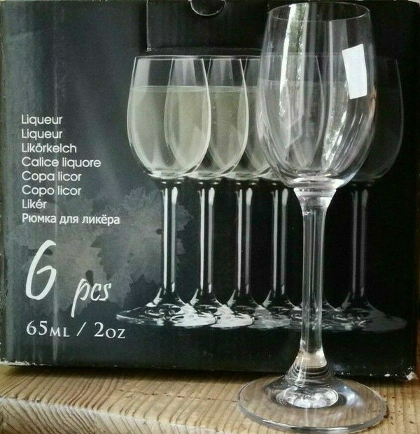 BOHEMIA 6tlg Set  Likör Gläser 65 ml  neu OVP