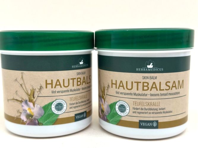 Herbamedicus Vegan Balsam Teufelskralle Verspannung 2x 250ml