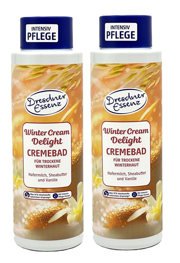 2er Pack Dresdner Essenz Cremebad Winter Cream Delight 2x500ml