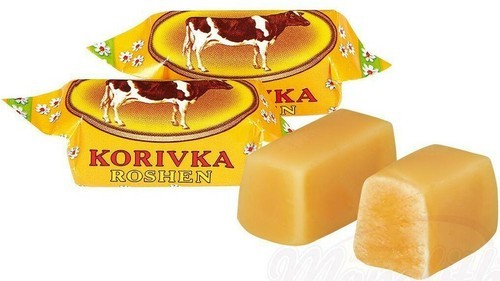 Roshen Ukraine Weich Karamell  Korivka Korovka Korowka 0,5 kg / 33 St.