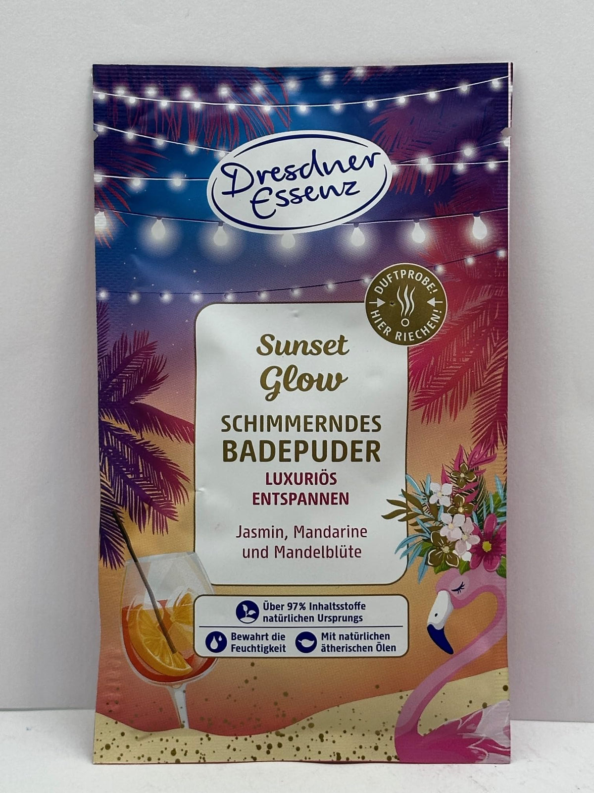 6-er Pack Dresdner Essenz Pflegebad Sunset Glow 6x 60g