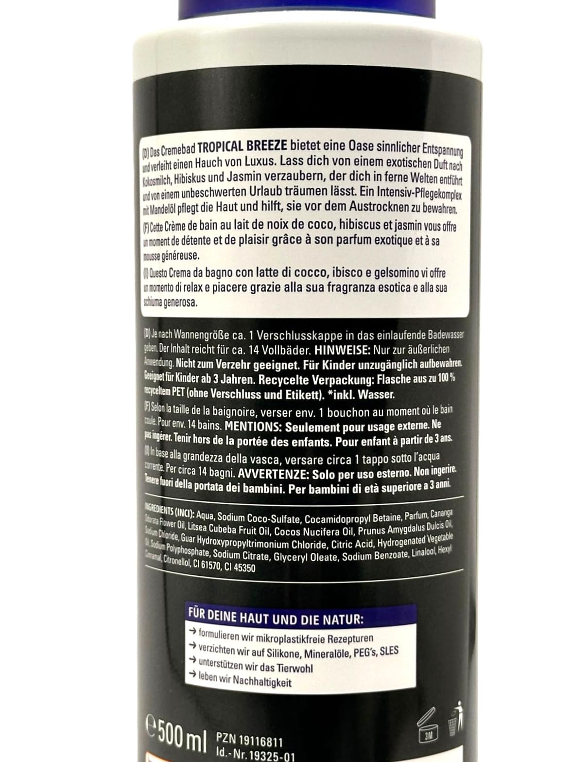 Dresdner Essenz Cremebad Tropical Breeze 500ml